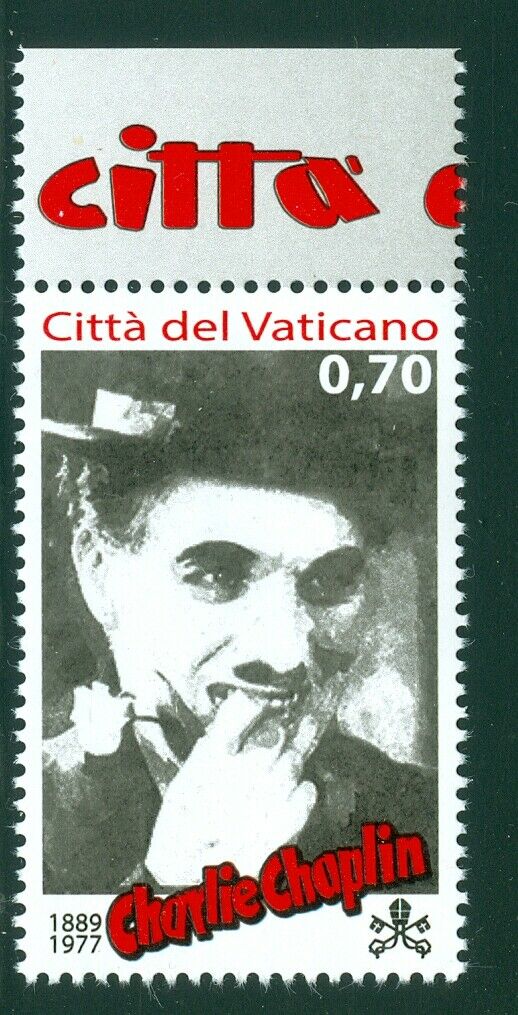 2014 Vatican City Sc# 1562 125th Anniversary Of Birth Of Charlie Chaplin Mnh